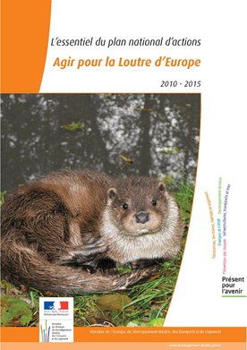 Cover of booklet summarising the French Otter Action Plan.  Click for larger version.